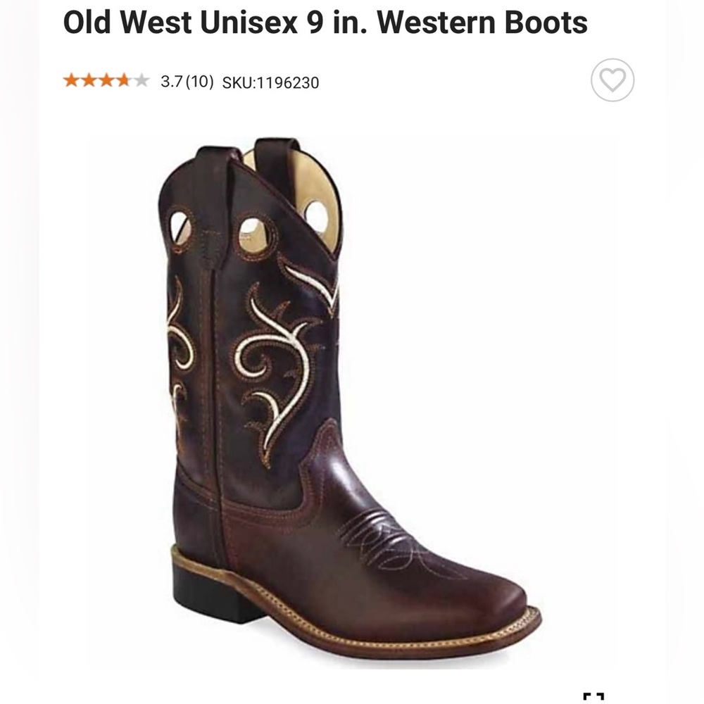 WESTERN COWBOY BOOTS SIZE 11.5